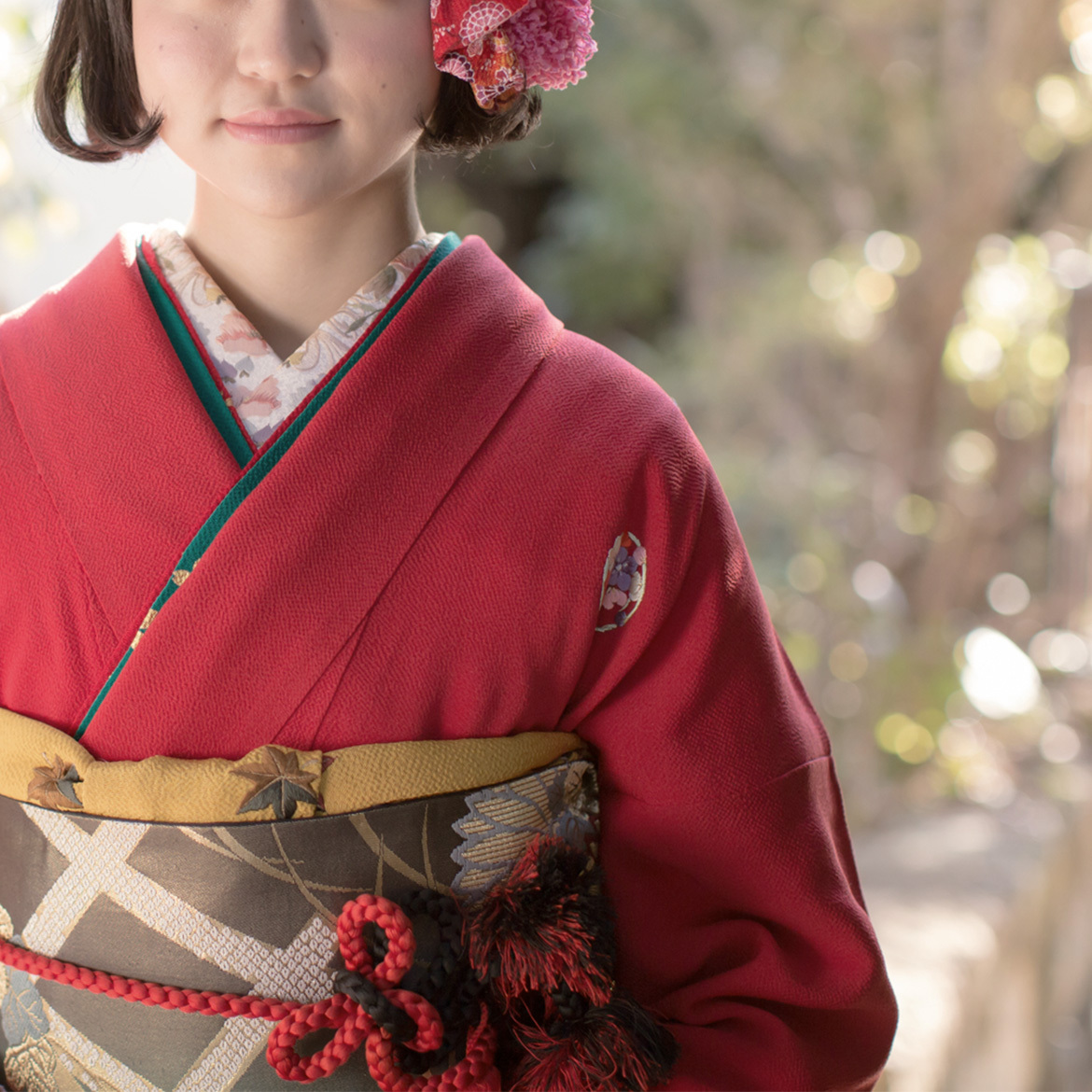 写真：和装の女性